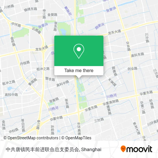 中共唐镇民丰前进联合总支委员会 map