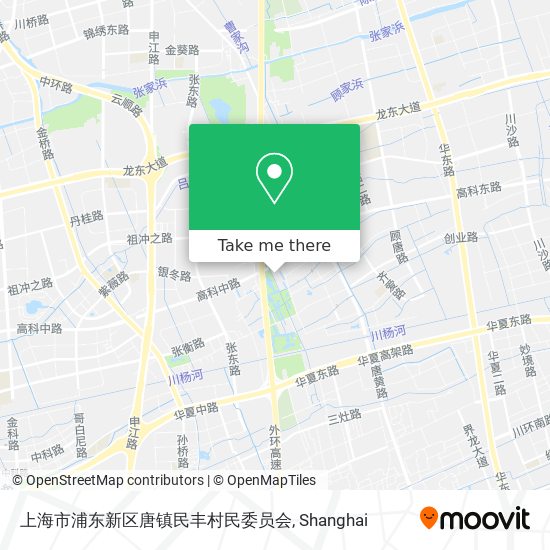上海市浦东新区唐镇民丰村民委员会 map