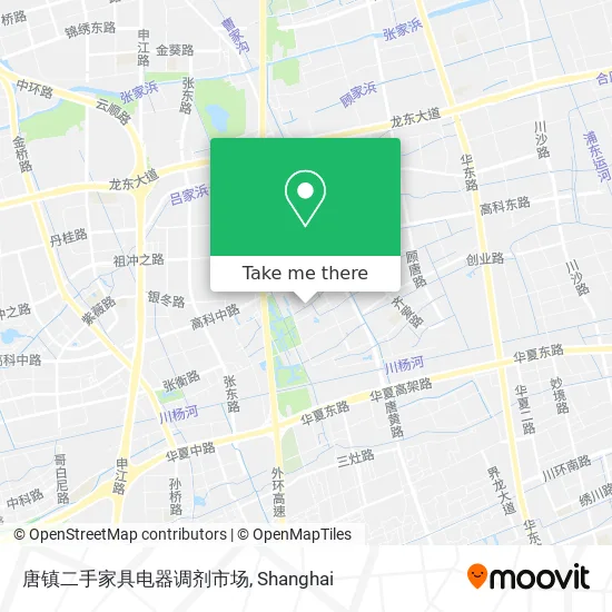 唐镇二手家具电器调剂市场 map