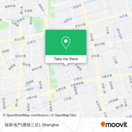 链家地产(唐镇三店) map