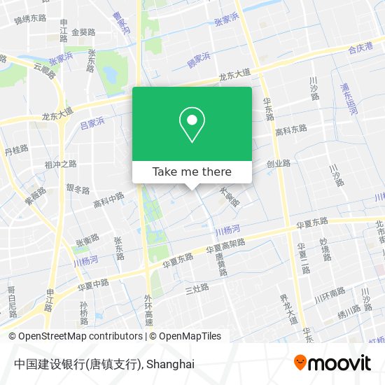 中国建设银行(唐镇支行) map