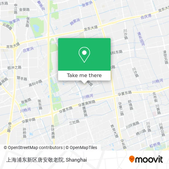 上海浦东新区唐安敬老院 map