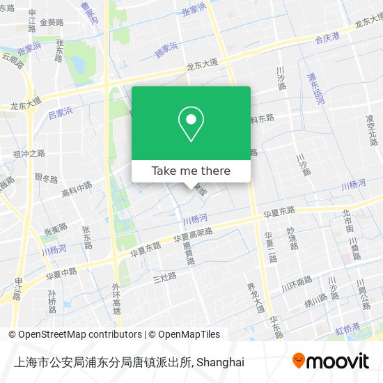 上海市公安局浦东分局唐镇派出所 map