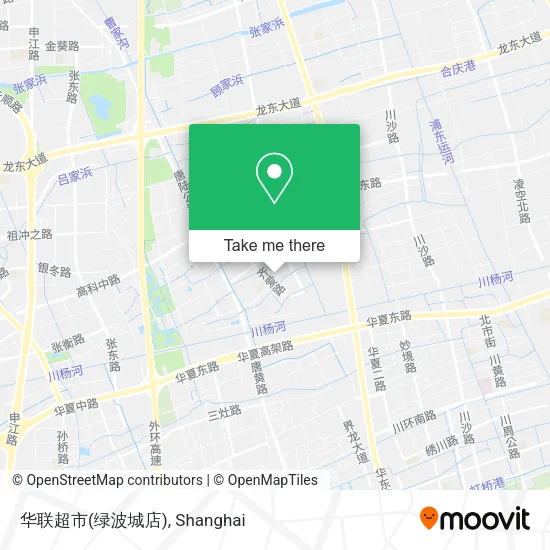 华联超市(绿波城店) map