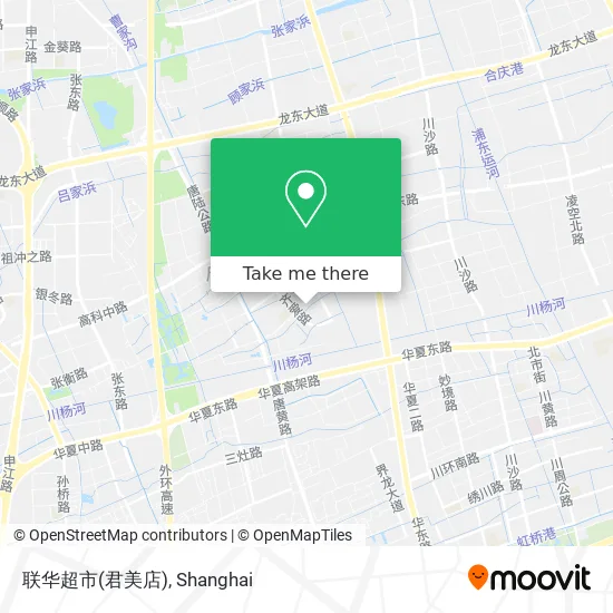 联华超市(君美店) map