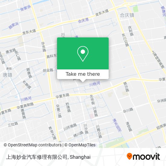 上海妙金汽车修理有限公司 map