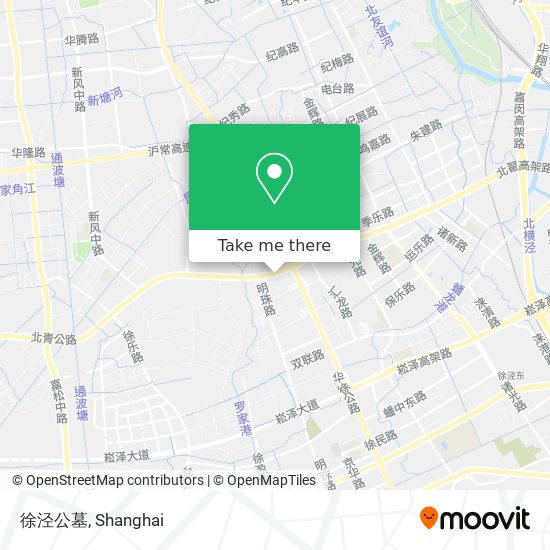 徐泾公墓 map