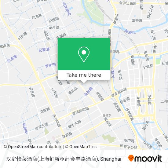 汉庭怡莱酒店(上海虹桥枢纽金丰路酒店) map