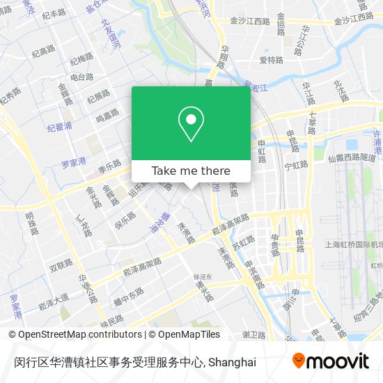 闵行区华漕镇社区事务受理服务中心 map