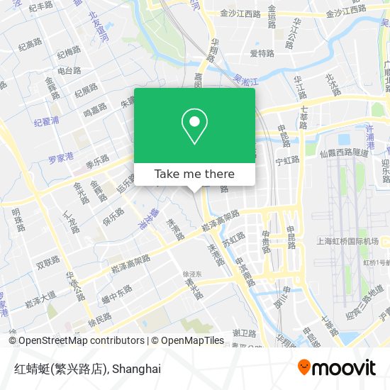 红蜻蜓(繁兴路店) map