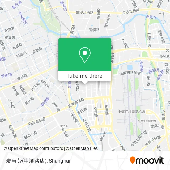 麦当劳(申滨路店) map