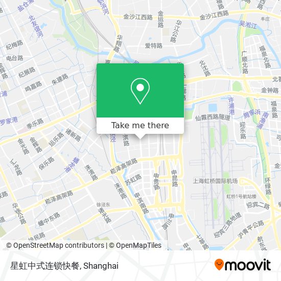 星虹中式连锁快餐 map