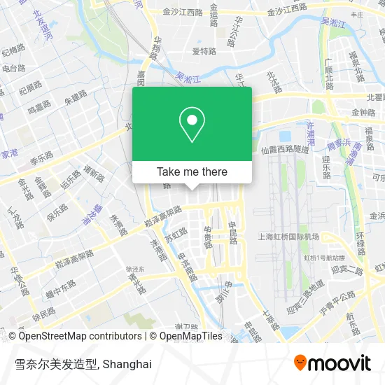 雪奈尔美发造型 map