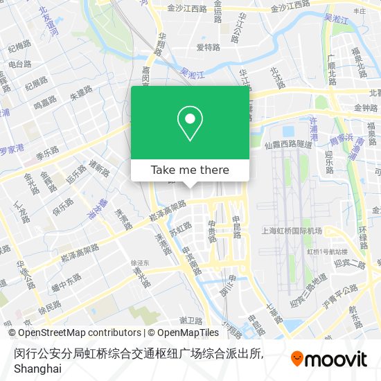 闵行公安分局虹桥综合交通枢纽广场综合派出所 map