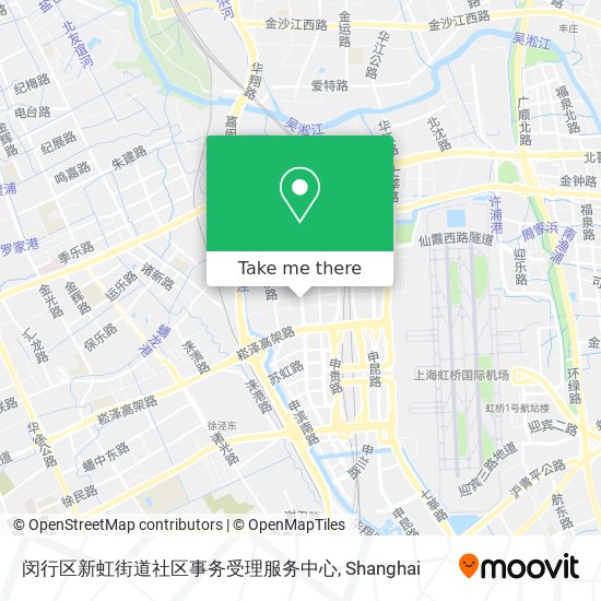 闵行区新虹街道社区事务受理服务中心 map