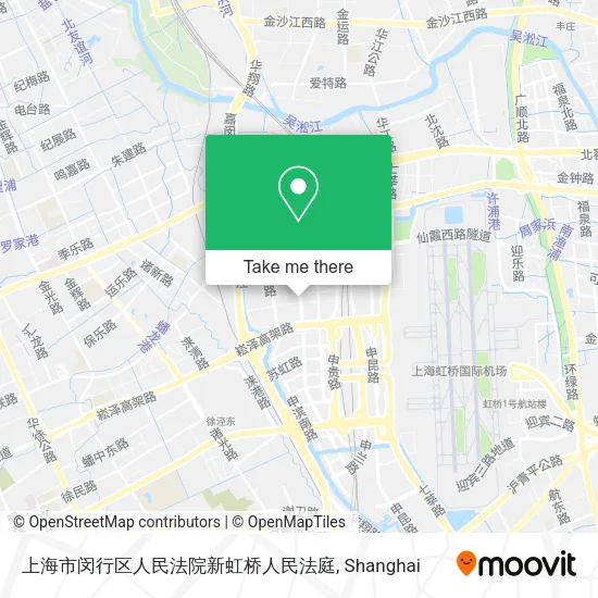 上海市闵行区人民法院新虹桥人民法庭 map
