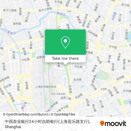 中国农业银行24小时自助银行(上海迎乐路支行) map