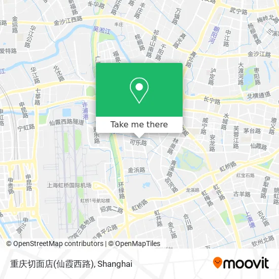 重庆切面店(仙霞西路) map