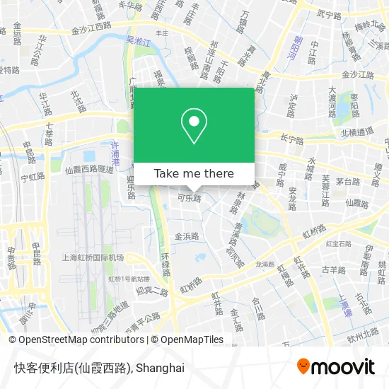 快客便利店(仙霞西路) map