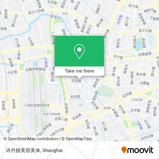 诗丹丽美容美体 map