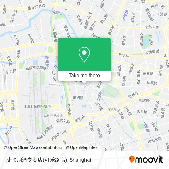 捷强烟酒专卖店(可乐路店) map