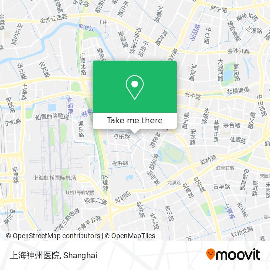 上海神州医院 map