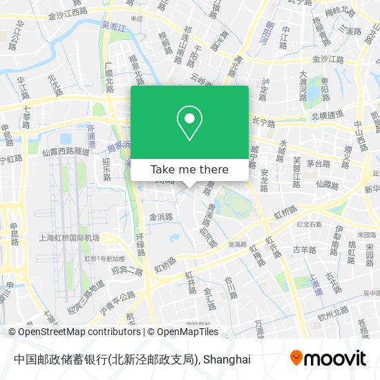 中国邮政储蓄银行(北新泾邮政支局) map