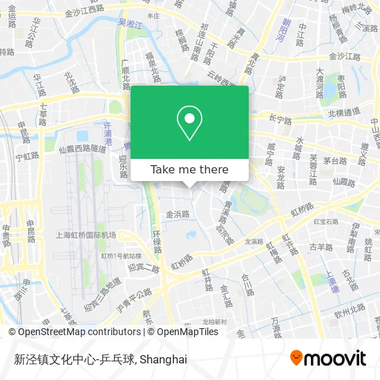 新泾镇文化中心-乒乓球 map