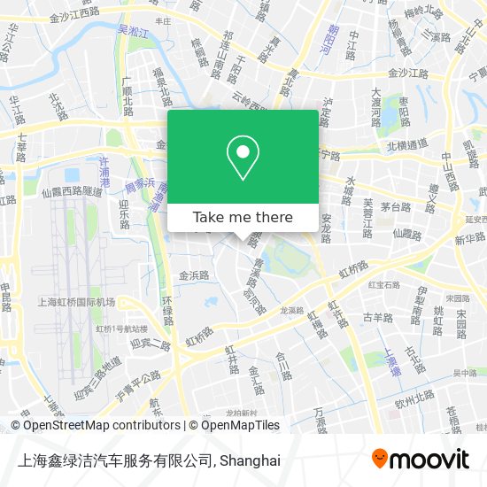上海鑫绿洁汽车服务有限公司 map