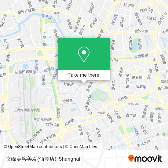文峰美容美发(仙霞店) map