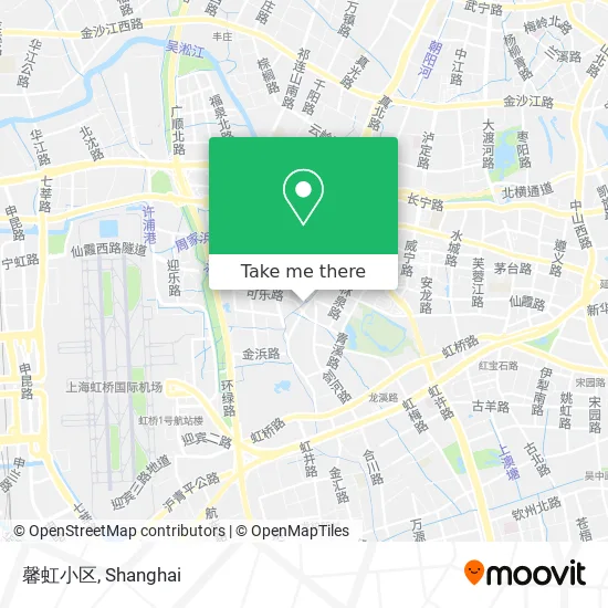 馨虹小区 map