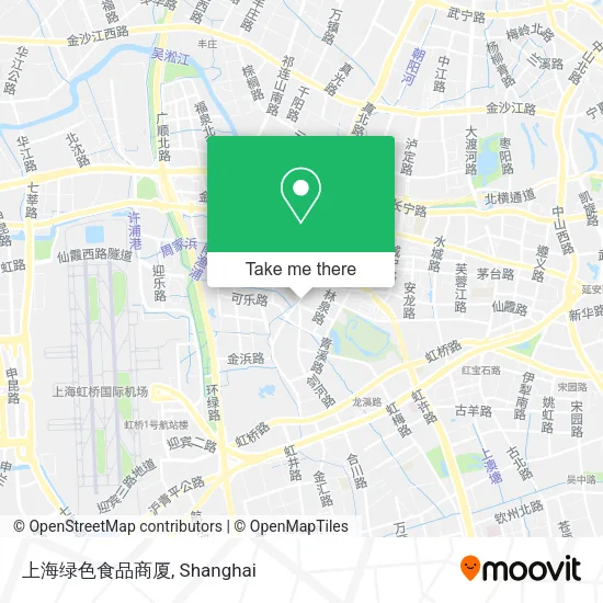 上海绿色食品商厦 map