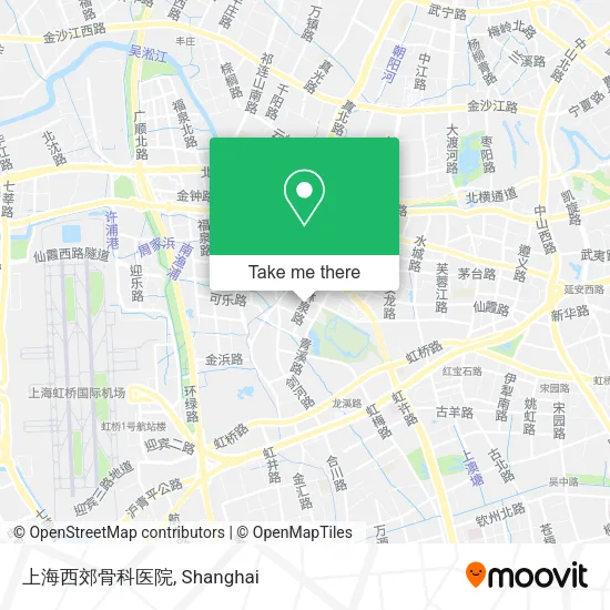 上海西郊骨科医院 map