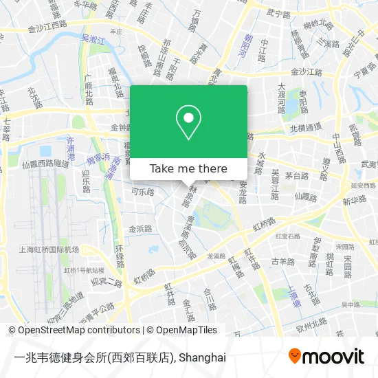 一兆韦德健身会所(西郊百联店) map