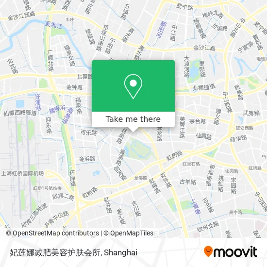 妃莲娜减肥美容护肤会所 map
