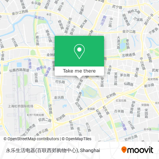 永乐生活电器(百联西郊购物中心) map
