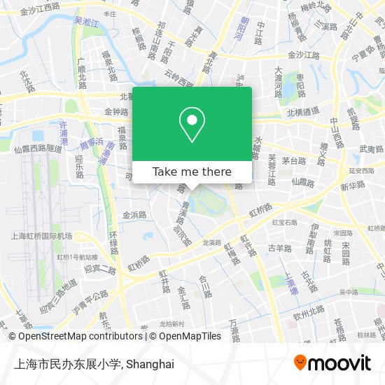 上海市民办东展小学 map