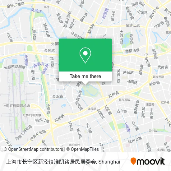 上海市长宁区新泾镇淮阴路居民居委会 map
