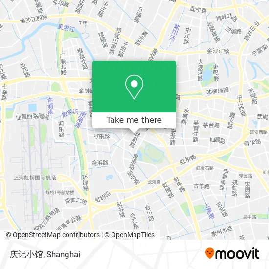 庆记小馆 map