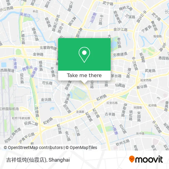 吉祥馄饨(仙霞店) map