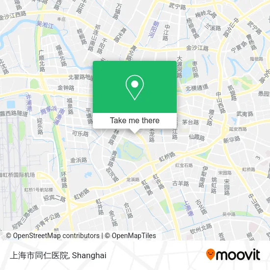 上海市同仁医院 map