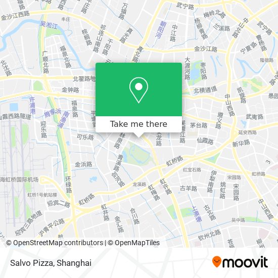 Salvo Pizza map