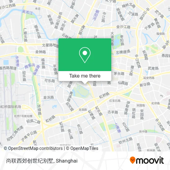 尚联西郊创世纪别墅 map