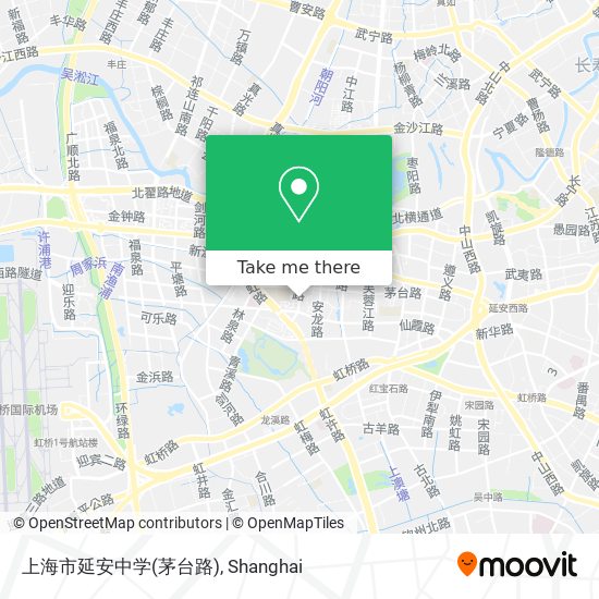 上海市延安中学(茅台路) map