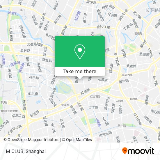 M CLUB map