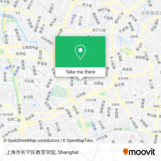 上海市长宁区教育学院 map