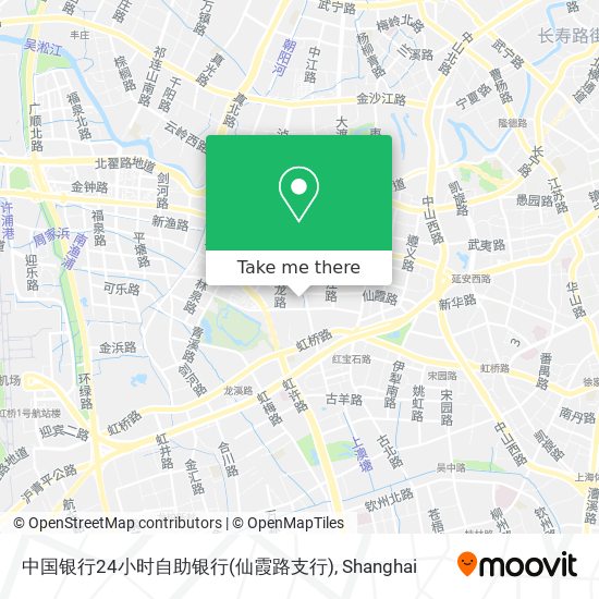 中国银行24小时自助银行(仙霞路支行) map