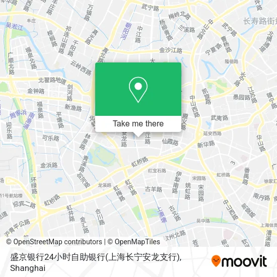 盛京银行24小时自助银行(上海长宁安龙支行) map
