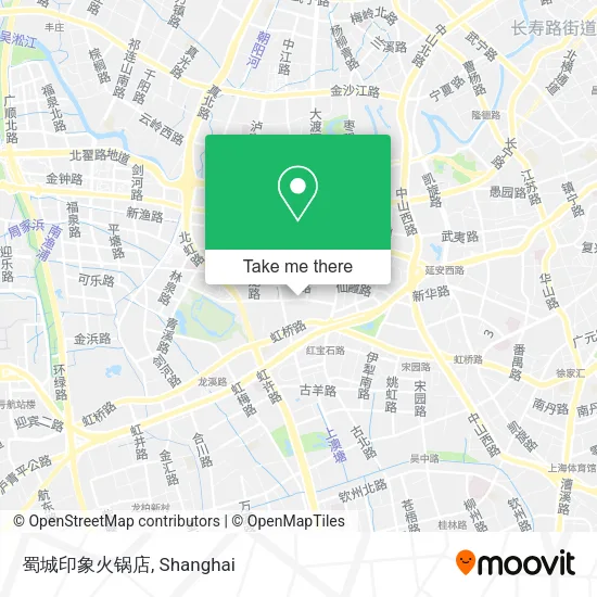蜀城印象火锅店 map