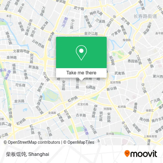 柴板馄饨 map
